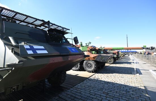 Russia Ukraine Captured Military Equipment Exhibition
