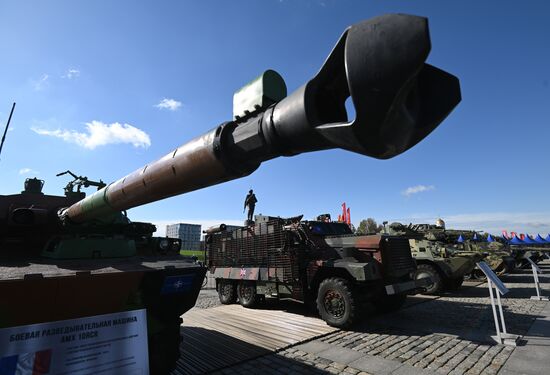 Russia Ukraine Captured Military Equipment Exhibition