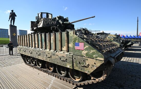 Russia Ukraine Captured Military Equipment Exhibition