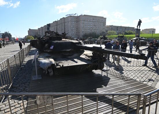 Russia Ukraine Captured Military Equipment Exhibition