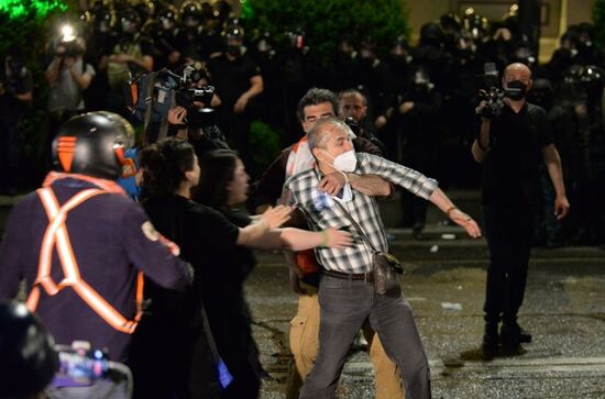 Georgia Foreign Agents Bill Protests