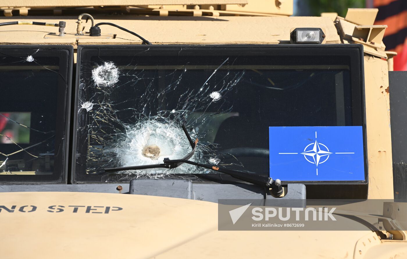 Russia Ukraine Captured Military Equipment Exhibition