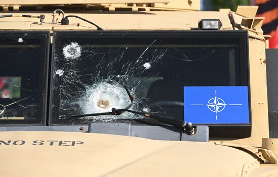 Russia Ukraine Captured Military Equipment Exhibition