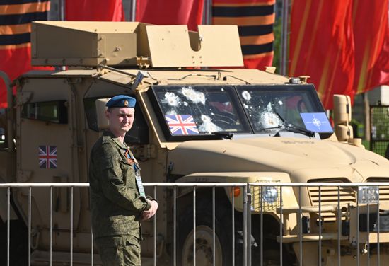 Russia Ukraine Captured Military Equipment Exhibition