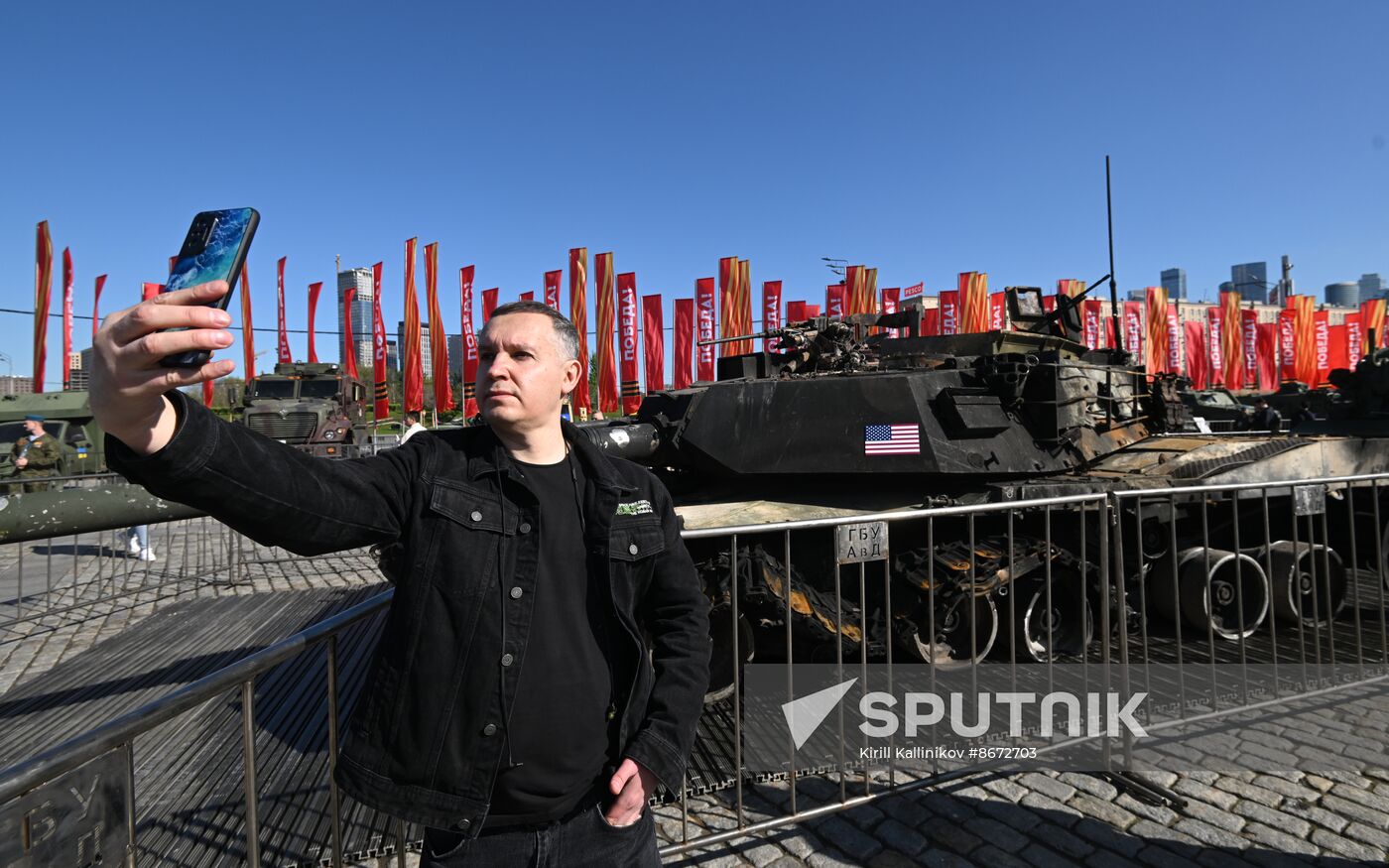 Russia Ukraine Captured Military Equipment Exhibition