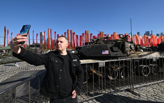 Russia Ukraine Captured Military Equipment Exhibition