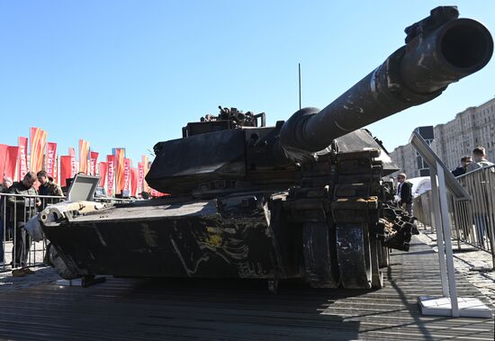 Russia Ukraine Captured Military Equipment Exhibition