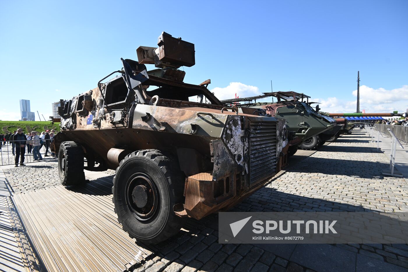 Russia Ukraine Captured Military Equipment Exhibition