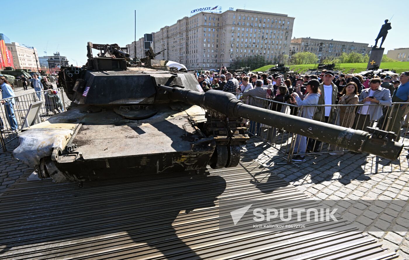 Russia Ukraine Captured Military Equipment Exhibition