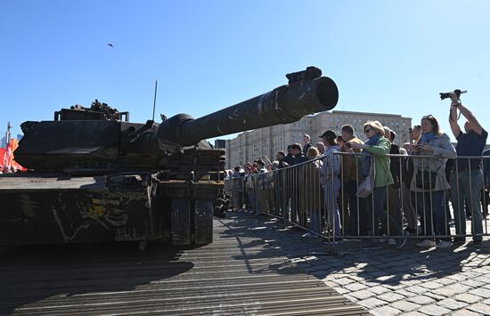 Russia Ukraine Captured Military Equipment Exhibition