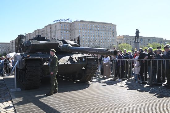 Russia Ukraine Captured Military Equipment Exhibition