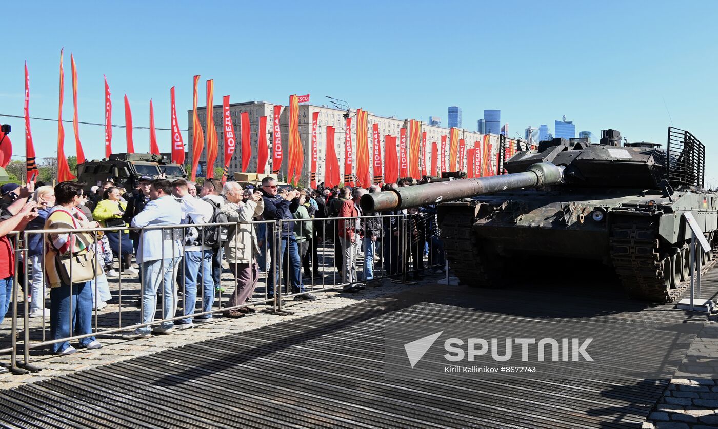 Russia Ukraine Captured Military Equipment Exhibition