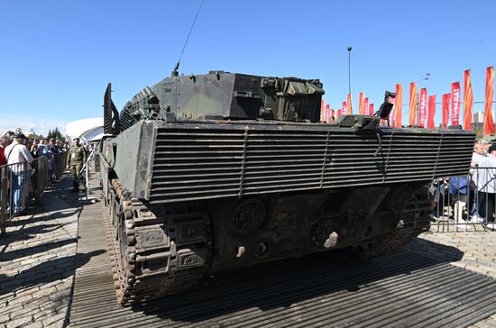 Russia Ukraine Captured Military Equipment Exhibition
