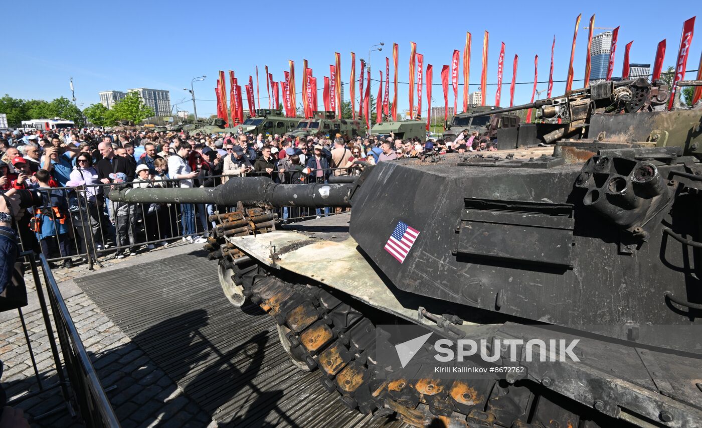 Russia Ukraine Captured Military Equipment Exhibition