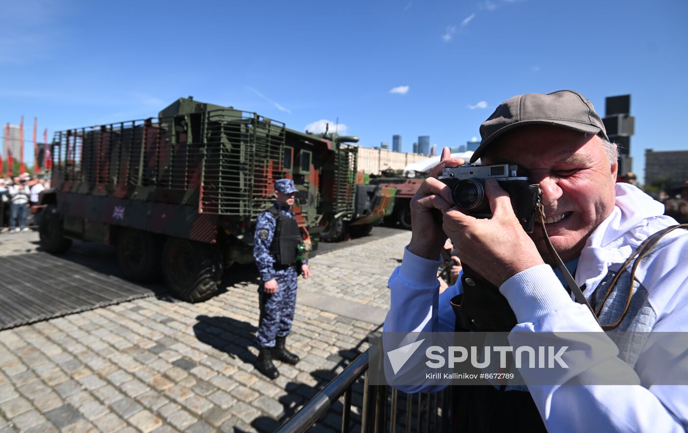 Russia Ukraine Captured Military Equipment Exhibition