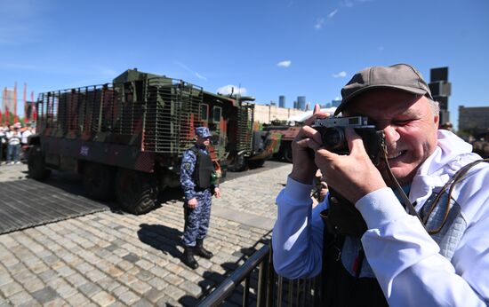Russia Ukraine Captured Military Equipment Exhibition