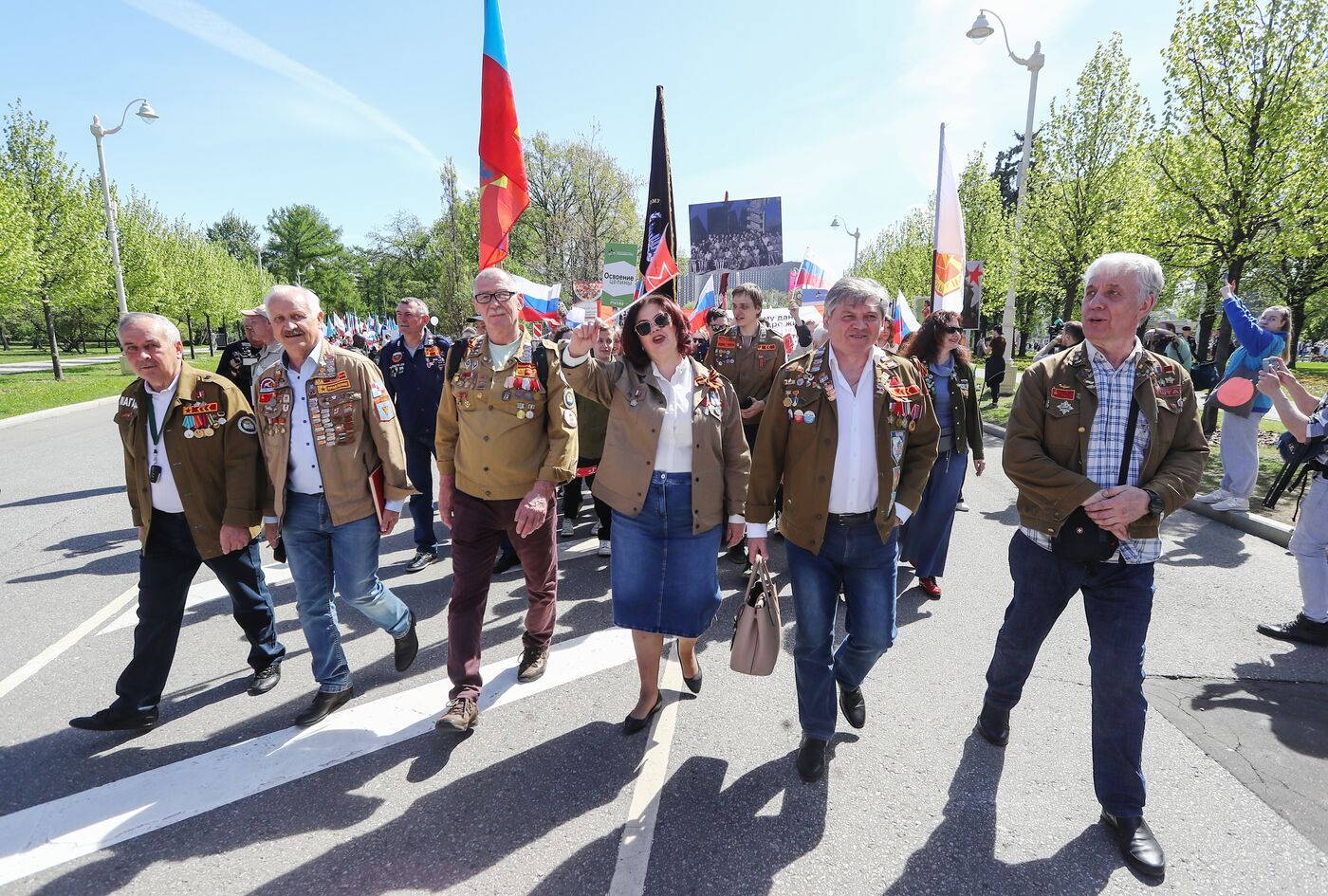 RUSSIA EXPO. Labor is Cool procession and flashmob