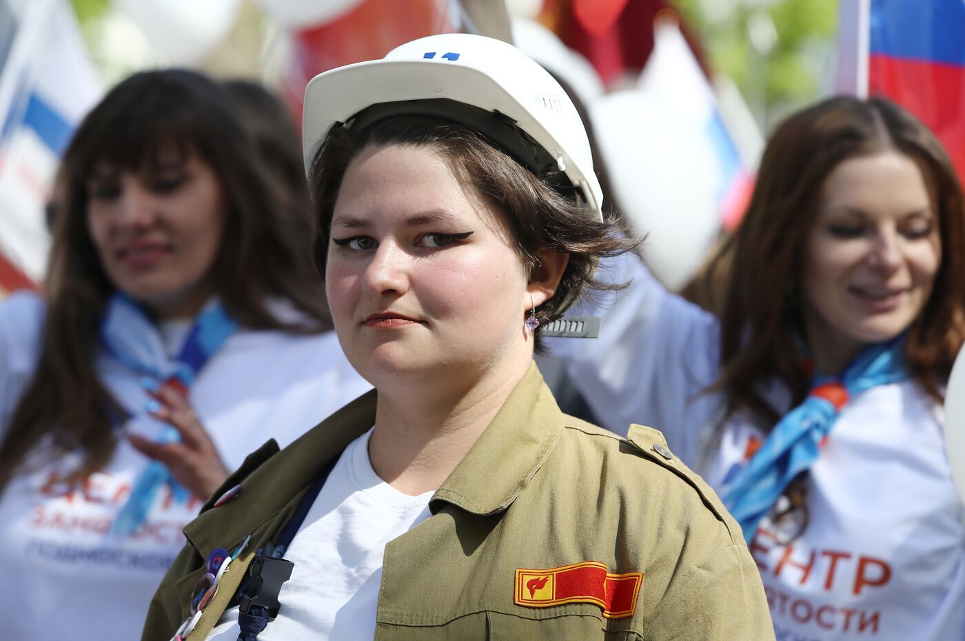 RUSSIA EXPO. Labor is Cool procession and flashmob