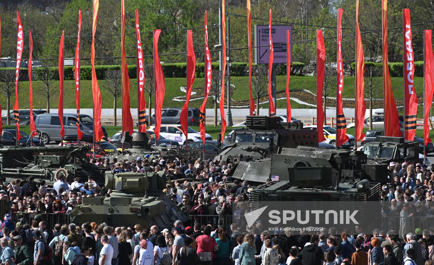 Russia Ukraine Captured Military Equipment Exhibition