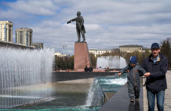 Russia Fountain Season