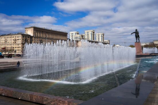Russia Fountain Season