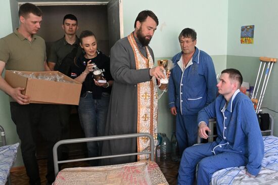 Russia LPR Religion Easter Preparations
