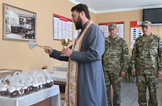 Russia LPR Religion Easter Preparations