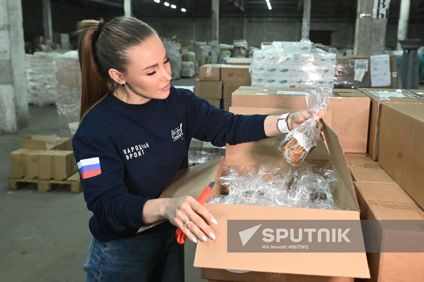 Russia LPR Religion Easter Preparations