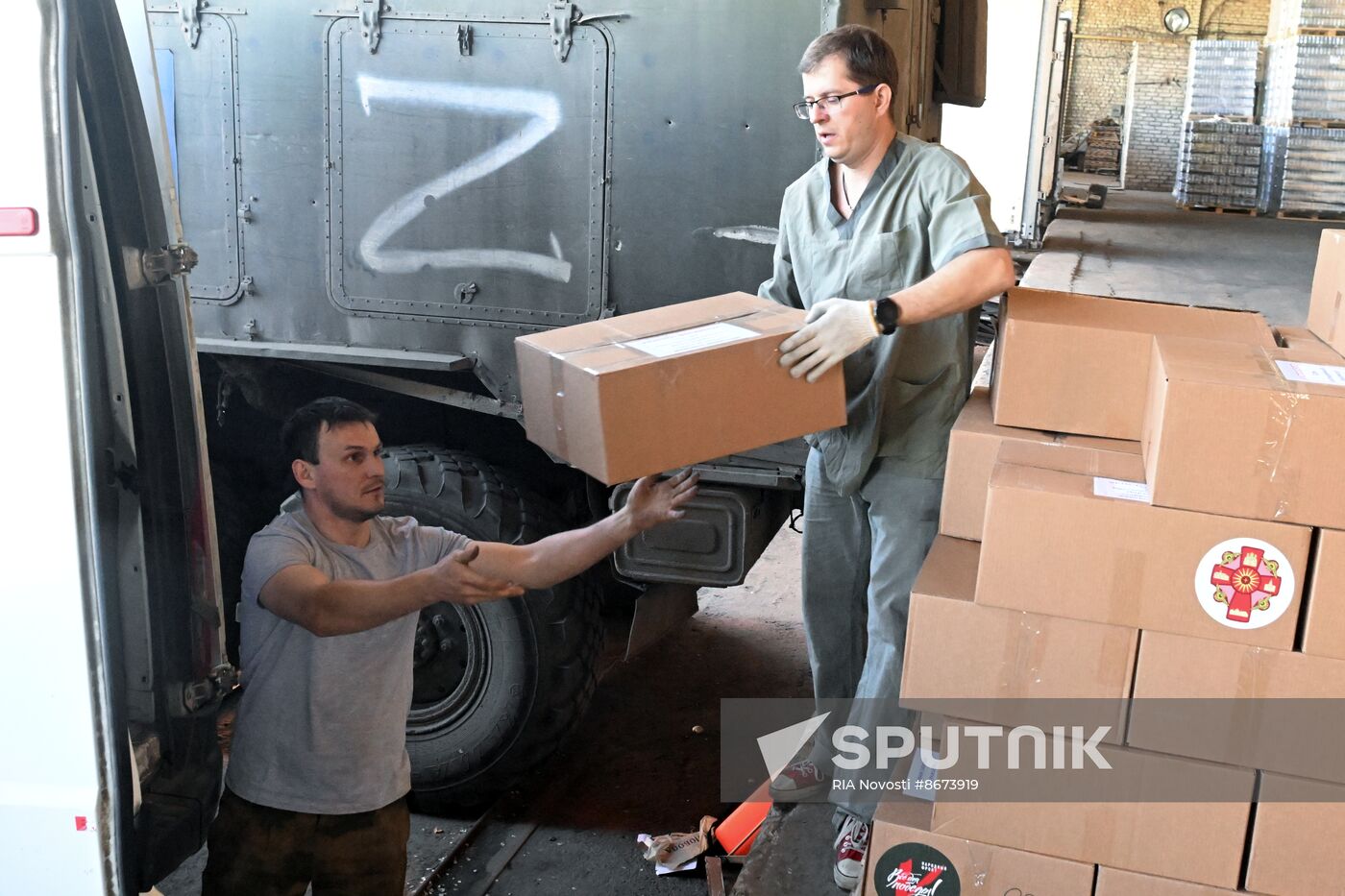 Russia LPR Religion Easter Preparations