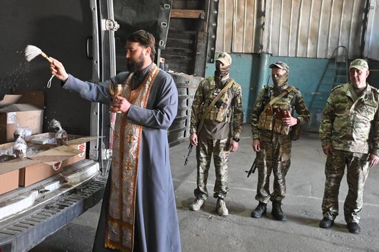 Russia LPR Religion Easter Preparations