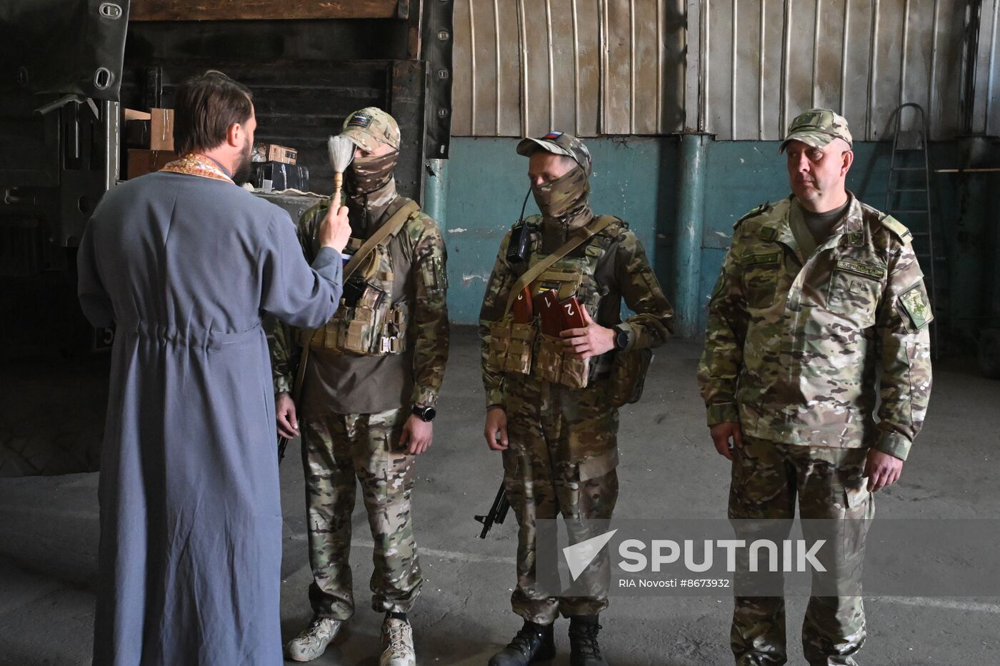 Russia LPR Religion Easter Preparations