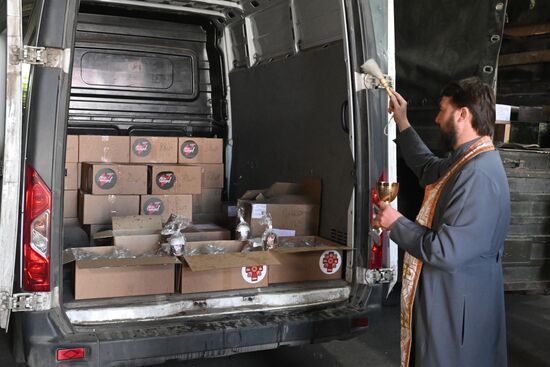 Russia LPR Religion Easter Preparations