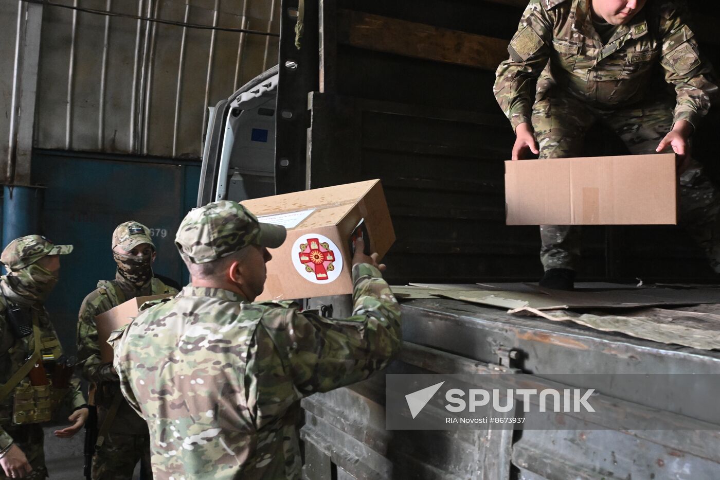 Russia LPR Religion Easter Preparations