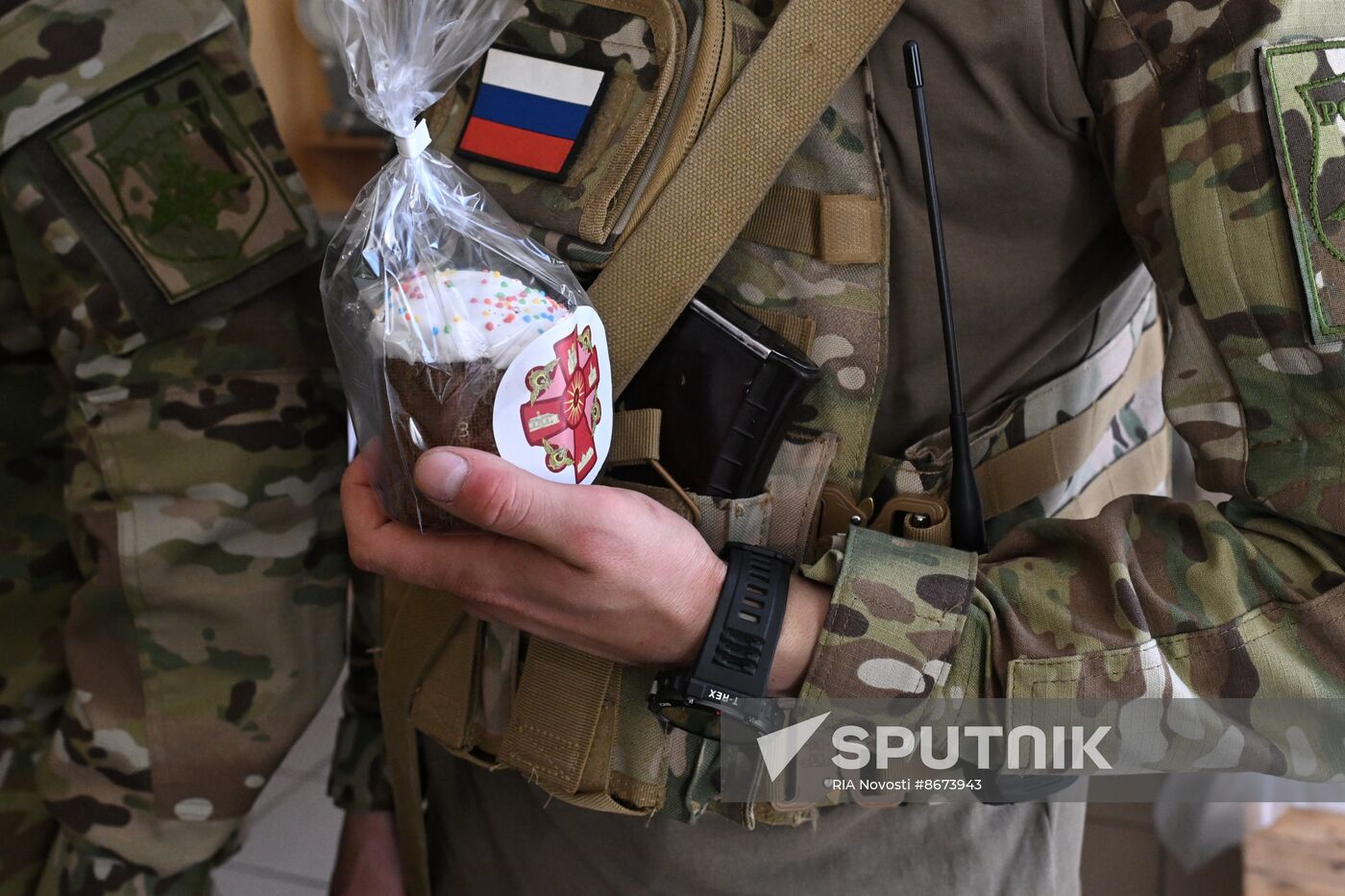 Russia LPR Religion Easter Preparations