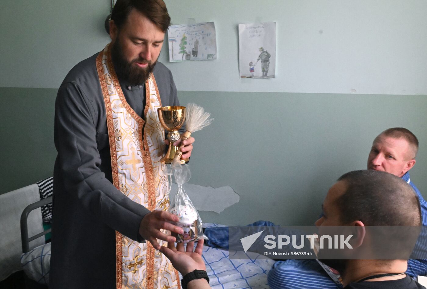 Russia LPR Religion Easter Preparations