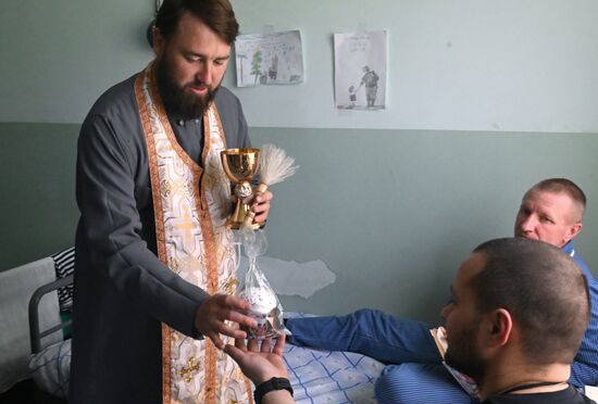 Russia LPR Religion Easter Preparations