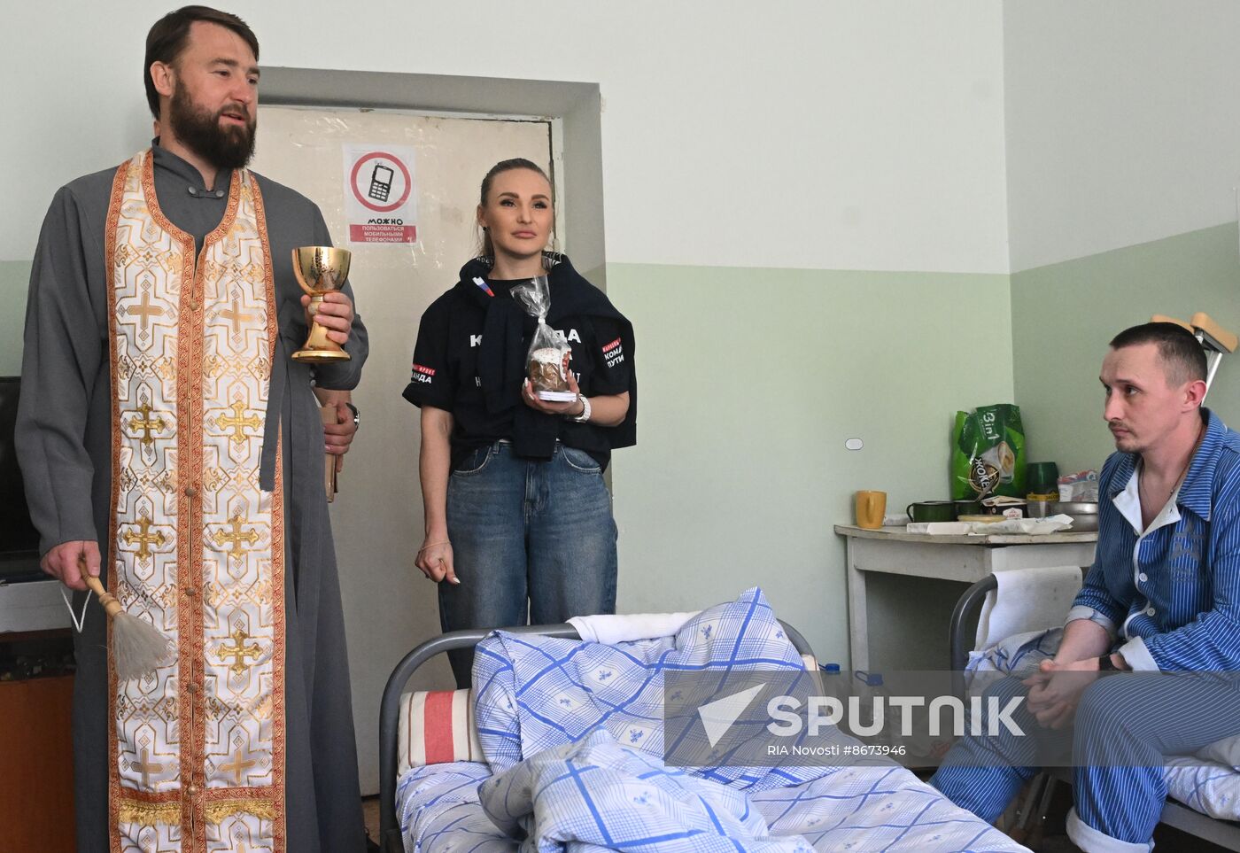 Russia LPR Religion Easter Preparations