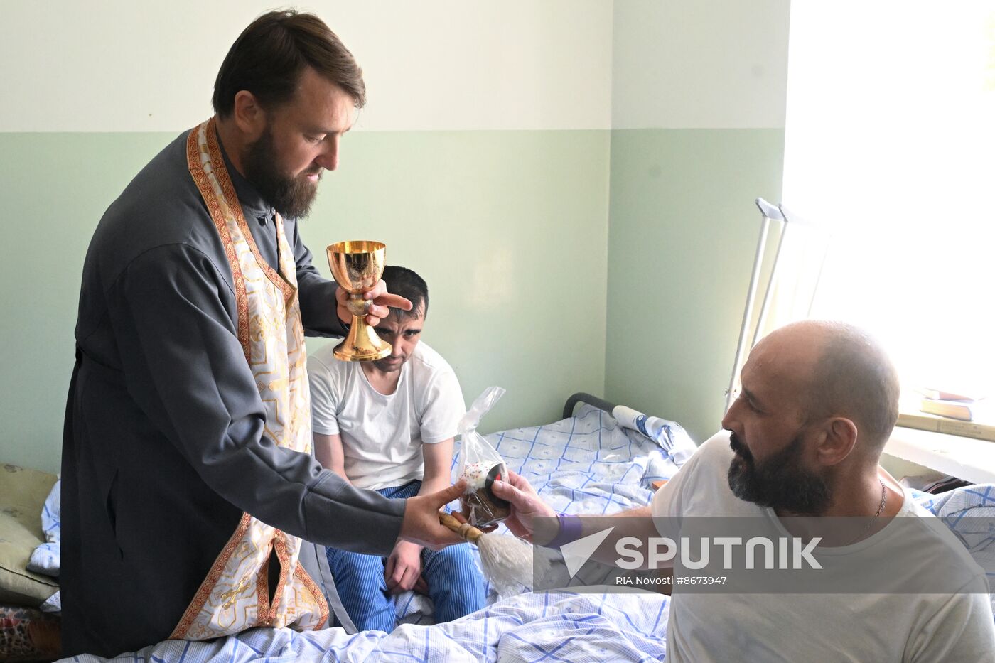 Russia LPR Religion Easter Preparations