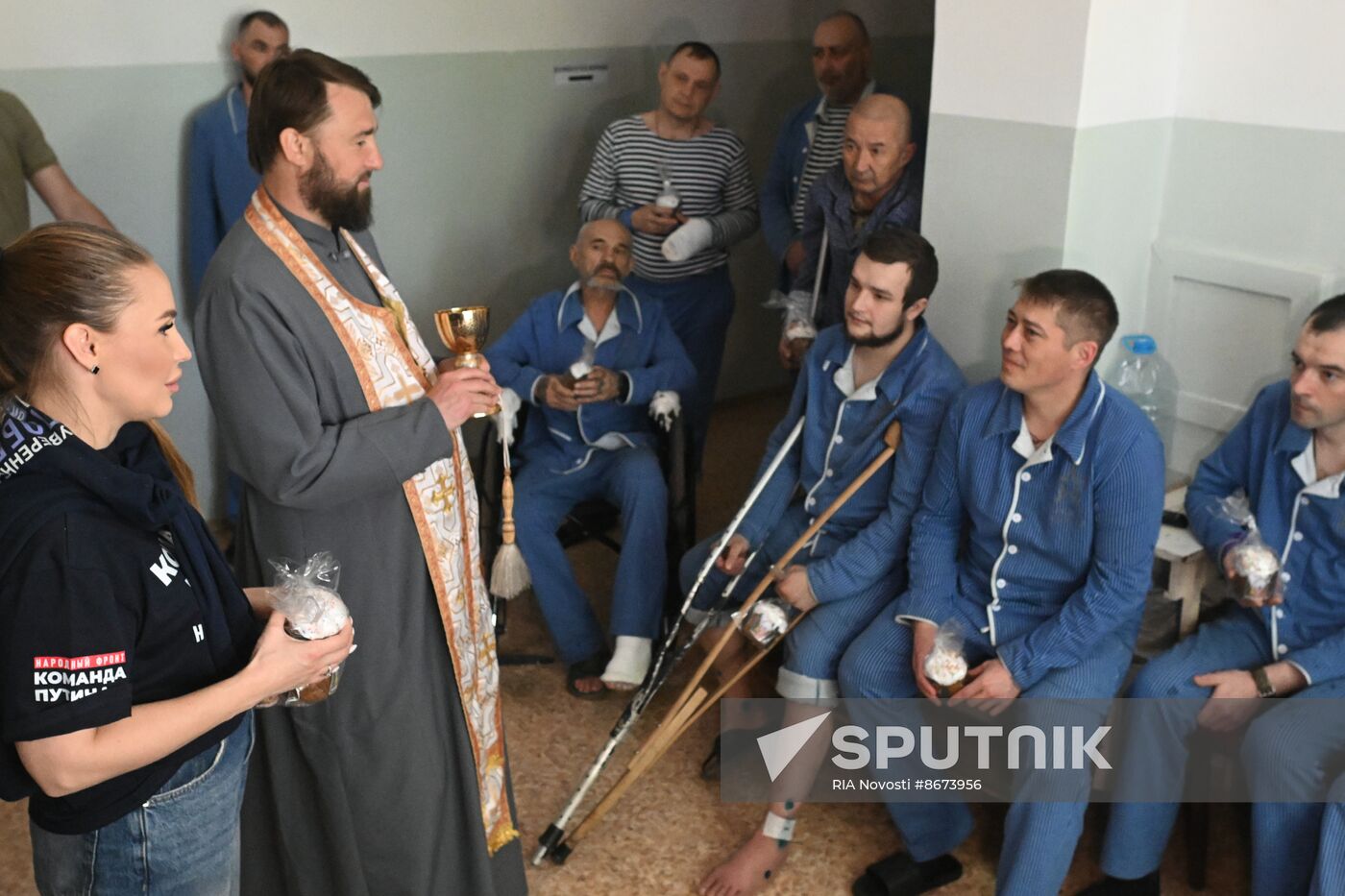 Russia LPR Religion Easter Preparations