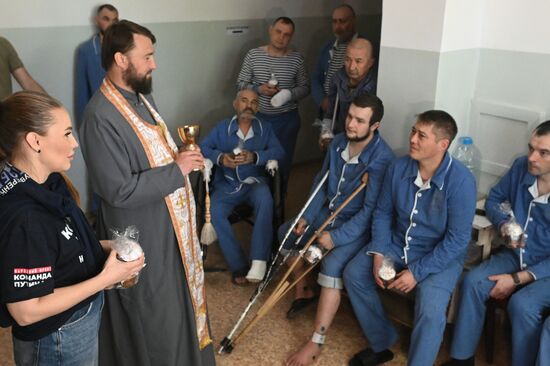 Russia LPR Religion Easter Preparations