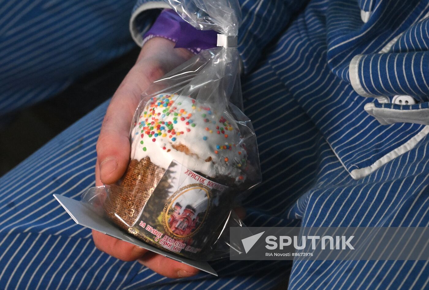 Russia LPR Religion Easter Preparations