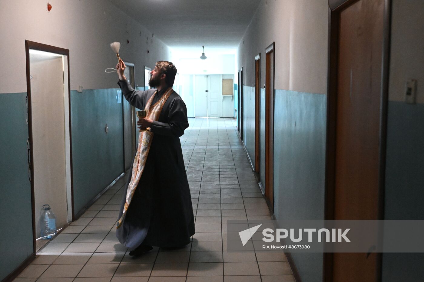 Russia LPR Religion Easter Preparations