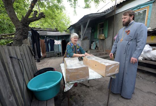 Russia LPR Religion Easter Preparations