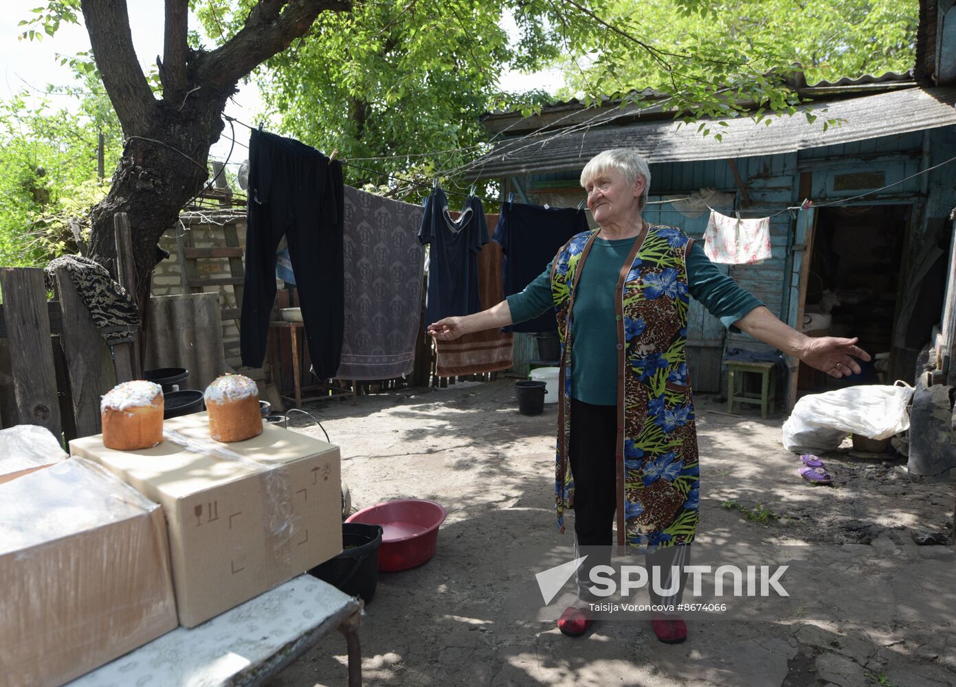 Russia LPR Religion Easter Preparations