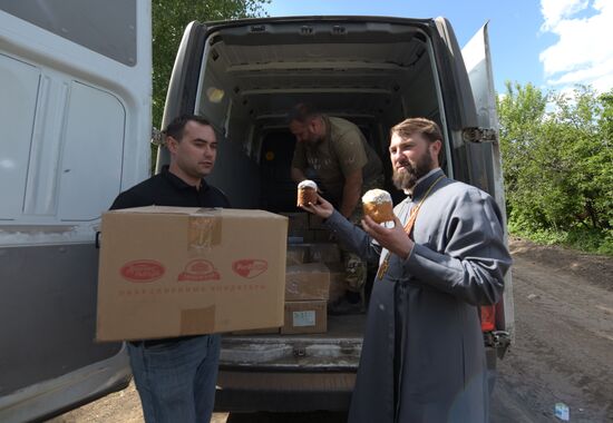 Russia LPR Religion Easter Preparations