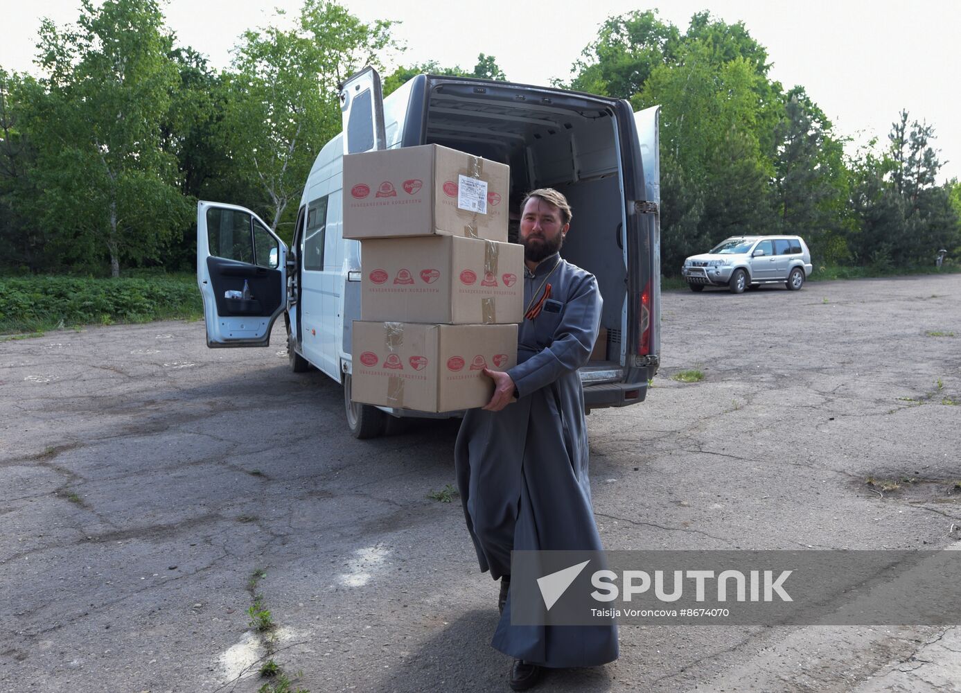 Russia LPR Religion Easter Preparations