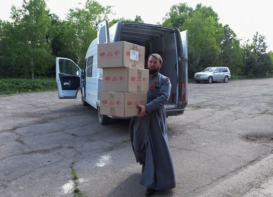 Russia LPR Religion Easter Preparations