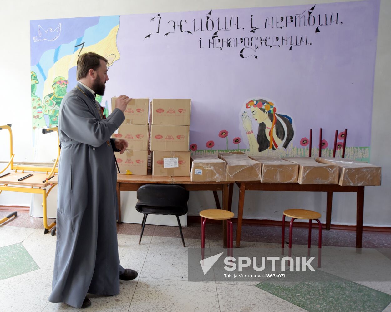 Russia LPR Religion Easter Preparations