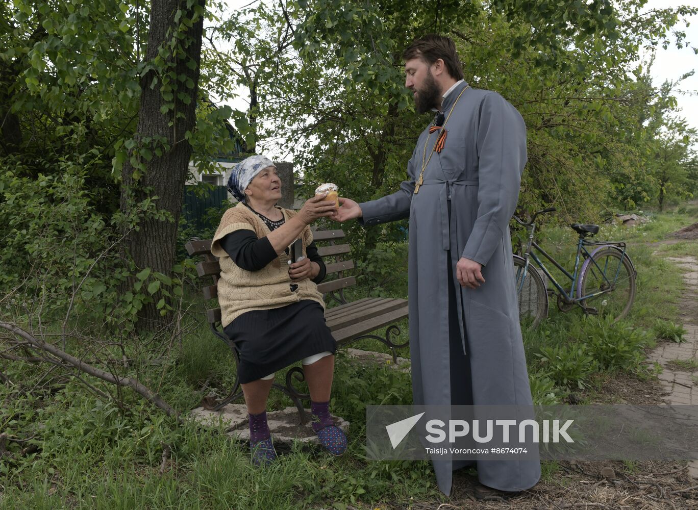 Russia LPR Religion Easter Preparations