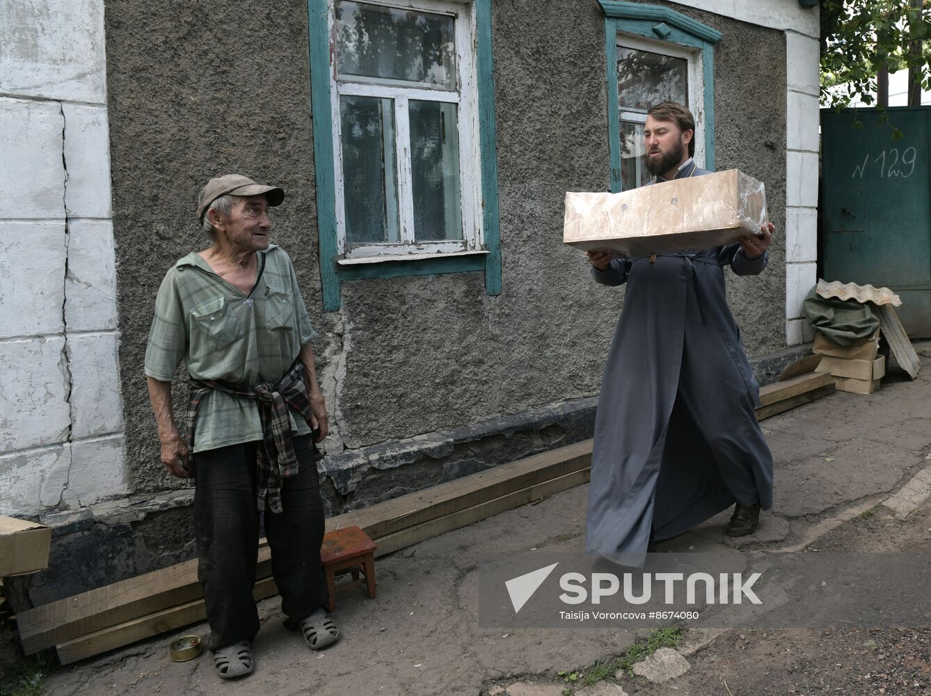 Russia LPR Religion Easter Preparations
